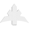 Ekena Millwork Davenport Architectural Grade PVC Gable Bracket, 36"W x 24"H x 4"D x 6"F, 16/12 Pitch GBP036X24X0406DAV00 - alternate 4